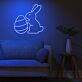 Osterhase mit Osterei LED-Neonschild Wohnzimmer Osterdekoration