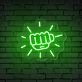 Faust LED-Neonschild für Bar und Gaming