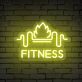 FITNESS LED-Neonschild für Fitnessstudio und Home Gym