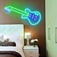 E-Gitarre LED-Neonschild für Schlafzimmer Musikraum