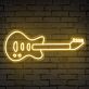 E-Gitarre LED-Neonschild für Schlafzimmer Musikraum