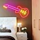 E-Gitarre LED-Neonschild für Schlafzimmer Musikraum