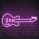 E-Gitarre LED-Neonschild für Schlafzimmer Musikraum
