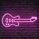 E-Gitarre LED-Neonschild für Schlafzimmer Musikraum