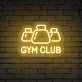 Brighten Your Gym, Club, or Home Workout Space with the Gym Club Words Kettlebells Gym Neon Sign.