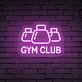 GYM CLUB LED-Neonschild für Fitnessstudio Sportclub