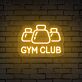 Brighten Your Gym, Club, or Home Workout Space with the Gym Club Words Kettlebells Gym Neon Sign.