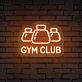 GYM CLUB LED-Neonschild für Fitnessstudio Sportclub