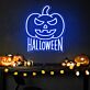 Halloween Kürbis LED Neonschild für Party, Bar und Schaufenster