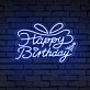 Happy Birthday LED-Neonschild für Geburtstagsparty