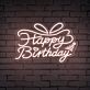 Happy Birthday LED-Neonschild für Geburtstagsparty