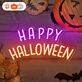 HAPPY HALLOWEEN LED-Neonschild für Party und Zuhause