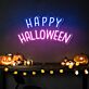 HAPPY HALLOWEEN LED-Neonschild für Party und Zuhause