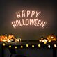 HAPPY HALLOWEEN LED-Neonschild für Party und Zuhause