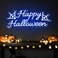 Happy Halloween LED-Neonschild für Party Wohnzimmer