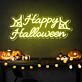 Happy Halloween LED-Neonschild für Party Wohnzimmer