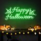 Happy Halloween LED-Neonschild für Party Wohnzimmer