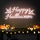 Happy Halloween LED-Neonschild für Party Wohnzimmer