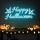 Happy Halloween LED-Neonschild für Party Wohnzimmer