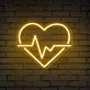 Brighten Up Your Romantic Evenings and Weddings with Heart Wave Neon Sign.