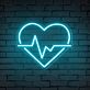 Brighten Up Your Romantic Evenings and Weddings with Heart Wave Neon Sign.