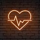 Brighten Up Your Romantic Evenings and Weddings with Heart Wave Neon Sign.