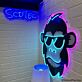 ScoTec LED-Neonschild für Büro Arbeitszimmer