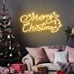 Merry Christmas LED-Neonschild Wohnzimmer Weihnachtsdeko