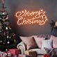 Merry Christmas LED-Neonschild Wohnzimmer Weihnachtsdeko