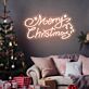Merry Christmas LED-Neonschild Wohnzimmer Weihnachtsdeko