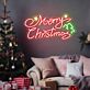 Merry Christmas LED-Neonschild Wohnzimmer Weihnachtsdeko