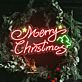Merry Christmas LED-Neonschild Wohnzimmer Weihnachtsdeko