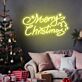 Merry Christmas LED-Neonschild Wohnzimmer Weihnachtsdeko