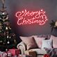 Merry Christmas LED-Neonschild Wohnzimmer Weihnachtsdeko