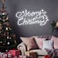 Merry Christmas LED-Neonschild Wohnzimmer Weihnachtsdeko