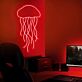 Qualle LED-Neonschild für Wohnzimmer und Gaming Zimmer