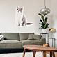 sitzende Katze LED-Neonschild für Wohnzimmer oder Haustierladen