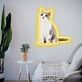 sitzende Katze LED-Neonschild für Wohnzimmer oder Haustierladen