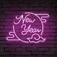 New Year LED-Neonschild Wohnzimmer Party