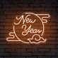 New Year LED-Neonschild Wohnzimmer Party
