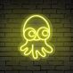 Brighten Up Any Space: Octopus Cute Neon Sign Perfect for Bedroom, Office, or Party Ambiance.