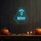 Boo! LED-Neonschild für Halloween Party