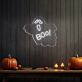 Boo! LED-Neonschild für Halloween Party