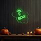 Boo! LED-Neonschild für Halloween Party