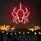Spinne LED-Neonschild für Halloween Party