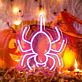 Spinne LED-Neonschild für Halloween Party