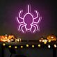 Spinne LED-Neonschild für Halloween Party
