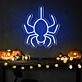 Spinne LED-Neonschild für Halloween Party