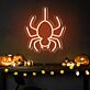 Spinne LED-Neonschild für Halloween Party