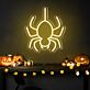 Spinne LED-Neonschild für Halloween Party